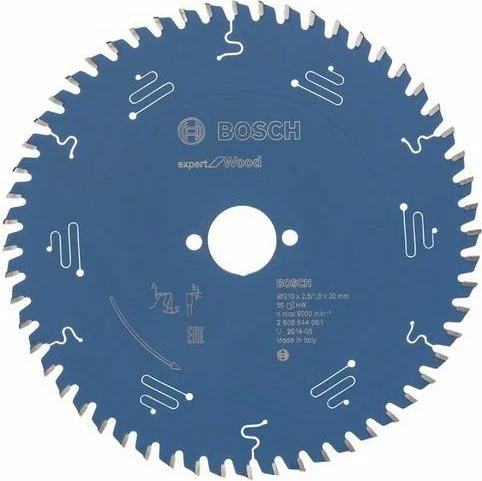 Bosch Professional Expert for Wood Kreissägeblatt 56Z, 210x1.8x30mm, 1 Stück