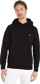 Calvin Klein Badge Baumwoll-Frottee Hoodie schwarz (Herren)