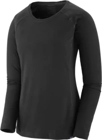Patagonia Capilene Midweight Crew Funktionsshirt langarm schwarz (Damen)