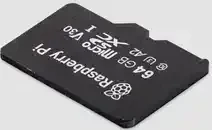 Raspberry Pi SC1629<br>Raspberry Pi Micro SD(HC) Card (64 GB, microSDXC, U3, UHS-I) (SC1629) Schwarz