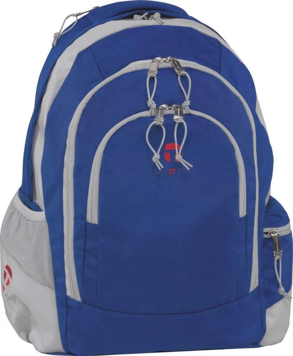 Take It Easy Berlin Combi Blue/Light Grey Schulrucksack