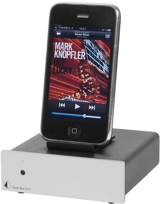 Pro-Ject Dock Box S Fi silber