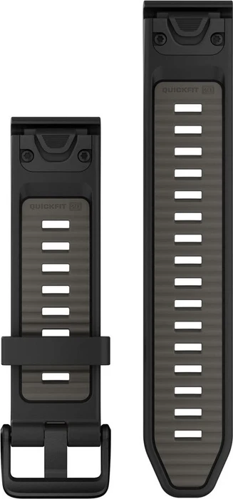 Garmin Ersatzarmband QuickFit 20 Silikon black/pebble grey