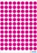 Herma Markierungspunkte 8mm pink, 50 Blatt Vorschaubild