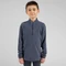 Odlo Roy Stripe 1/2 Zip Funktionsshirt langarm folkstone gray/india ink (Junior) Vorschaubild