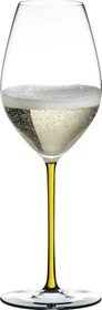 Riedel Fatto A Mano Champagner Weinglas gelb
