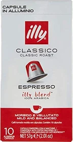 illy Espresso Classico Klassische Röstung Kaffeekapseln, 10 Stück
