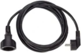 Bachmann Netzkabel Schuko-Verlängerung schwarz, 3m