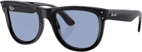 Ray-Ban RBR0502S Wayfarer Reverse 53mm polished black/light blue