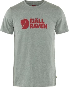 Fjällräven Logo Funktionsshirt kurzarm grey melange (Herren)