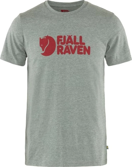 Fjällräven Logo Funktionsshirt kurzarm grey melange (Herren)