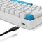 Sharkoon Skiller SGK50 S2 PBT, weiß, LEDs RGB, hot-swap, Gateron G Pro 3.0 YELLOW, USB, DE Vorschaubild