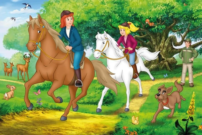 Schmidt Spiele Bibi & Tina Puzzle-Box - im Metallkoffer