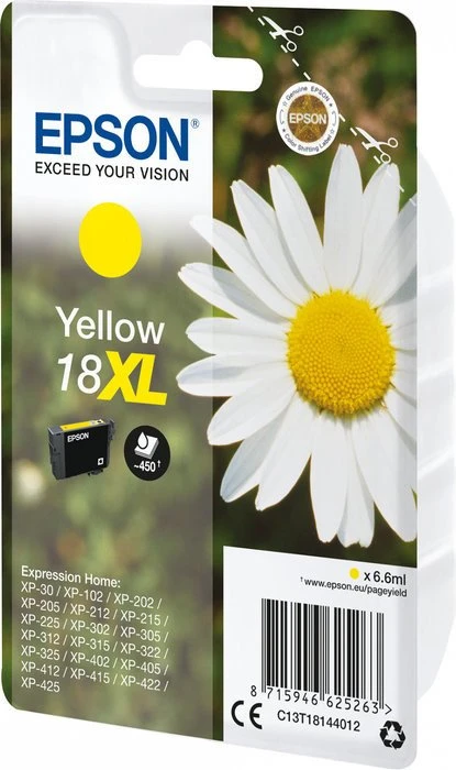 Epson Tinte 18XL gelb hohe Kapazität