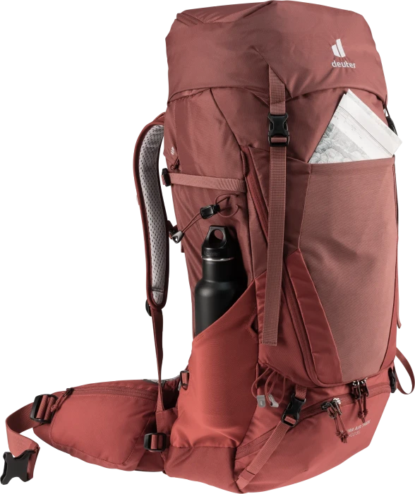 Deuter Futura Air Trek 45+10 SL redwood/lava (Damen)