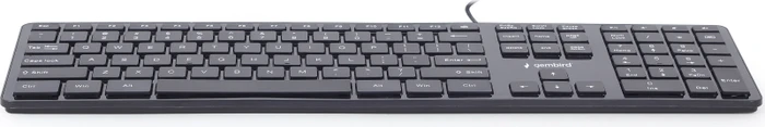 Gembird Chocolate Keyboard, schwarz, USB, US