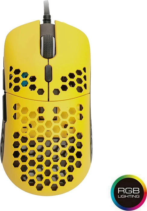 HK Gaming Mira-M Gaming Mouse Bumblebee gelb/schwarz, USB