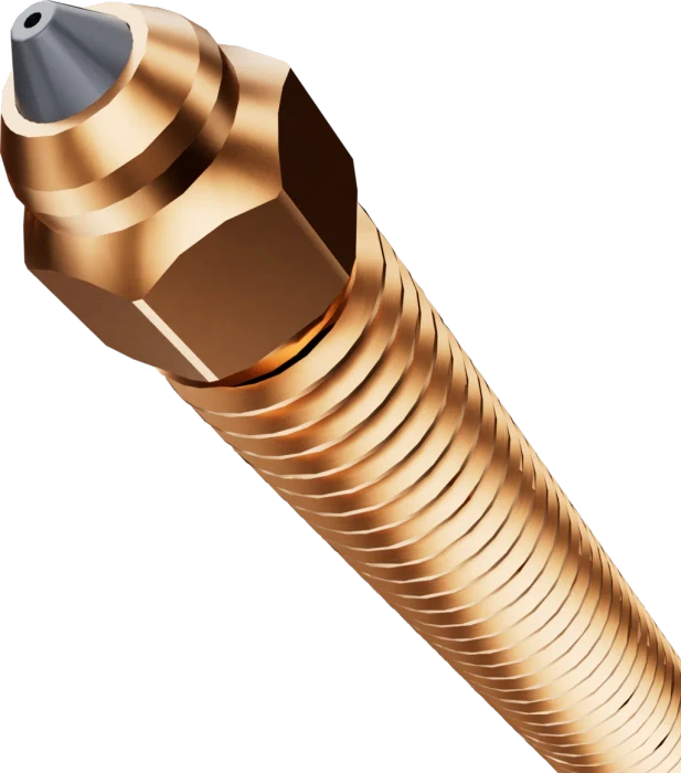 Phaetus Druckdüse beschichtet EndCoat für Creality K2 Plus/Hi, 1.75mm, 0.4mm