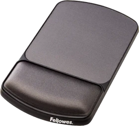 Fellowes Premium Gel Handgelenkauflage, höhenverstellbar, schwarz/grau