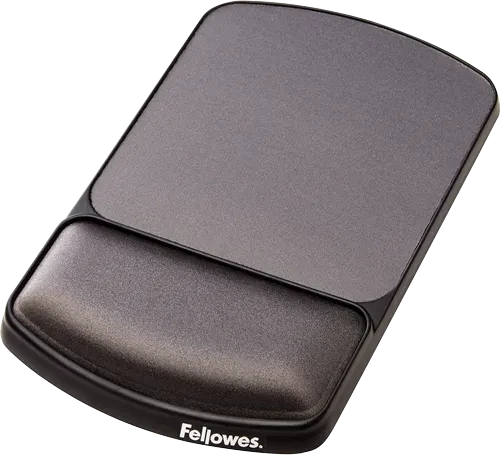 Fellowes Premium Gel Handgelenkauflage, höhenverstellbar, schwarz/grau