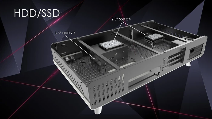 Raijintek Pan Slim, weiß, Mini-ITX