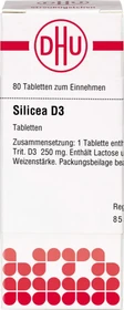 DHU Silicea D3 Tabletten, 80 Stück