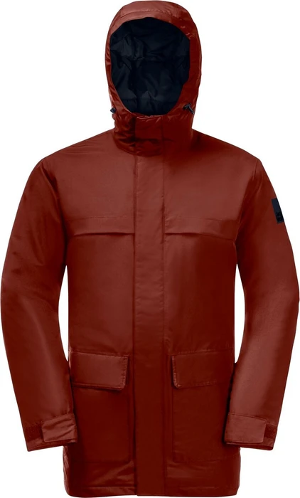 Jack Wolfskin Winterlager Funktionsmantel intense rust (Herren)