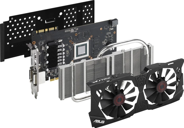ASUS Strix GeForce GTX 970 OC, STRIX-GTX970-DC2OC-4GD5, 4GB GDDR5, 2x DVI, HDMI, DP