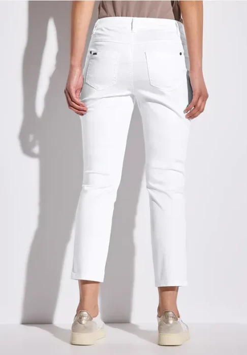 Street One 7/8-Satin Hose weiß (Damen)