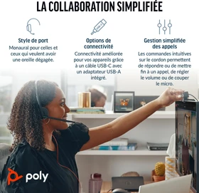 Poly Blackwire 3210 USB-C