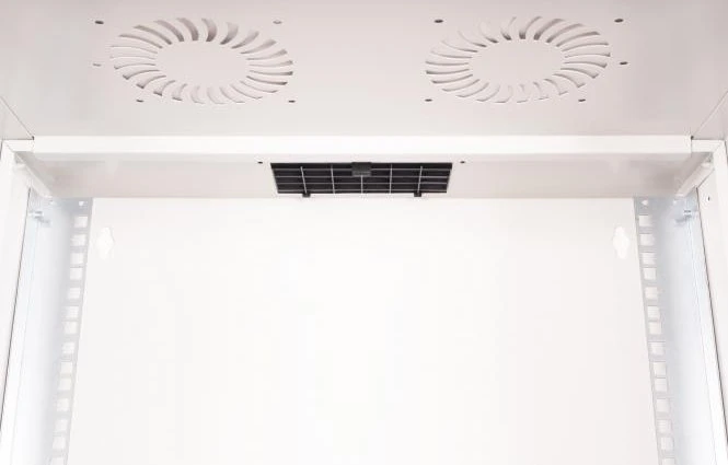 Digitus Professional SoHo Pro Line 19" Wandgehäuse 12HE, unmontiert, Stahltür, IP20, RAL 7035, 400mm tief