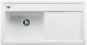 Blanco Zenar XL 6 S Becken links mit Ablauffernbedienung weiß inkl. Holzschneidebrett
