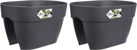 Elho Vibia Campana Flower Bridge oval anthrazit