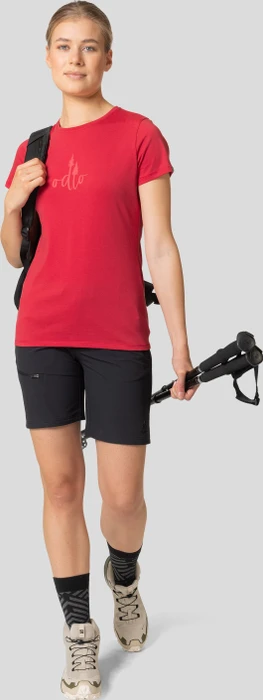 Odlo Kumano Funktionsshirt kurzarm american beauty (Damen)