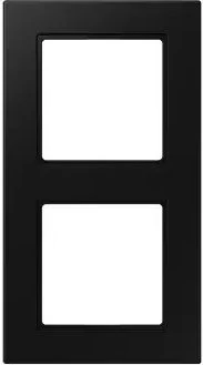 Jung A 550 Rahmen 2fach, graphitschwarz matt