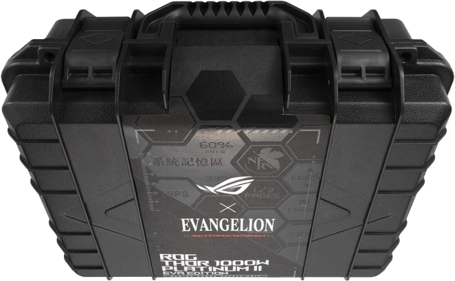 ASUS ROG Thor Platinum II EVA Edition, ROG-THOR-1000P2-EVA-GAMING, 1000W, ATX 2.4, mit 16-Pin PCIe 5.0 Kabel