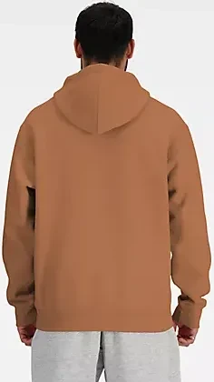 New Balance Sport Essentials French Terry Logo Hoodie walnut (Herren)