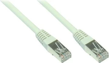 Good Connections RNS Patchkabel, Cat5e, SF/UTP, RJ-45/RJ-45, 0.15m, grau