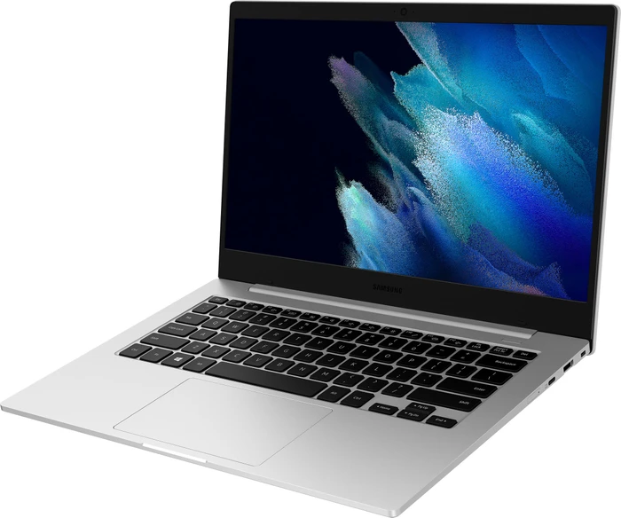 Samsung Galaxy Book Go, Silver, Snapdragon 7c Gen 2, 4GB RAM, 128GB Flash, LTE, DE