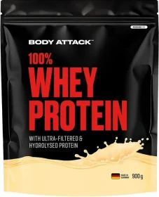 Body Attack 100% Whey Protein Natural 900g