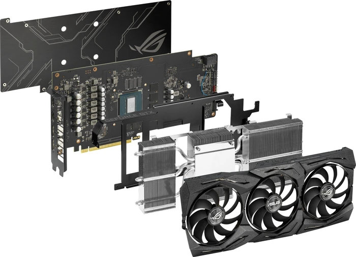 ASUS ROG Strix GeForce GTX 1660 Ti, ROG-STRIX-GTX1660TI-6G-GAMING, 6GB GDDR6, 2x HDMI, 2x DP