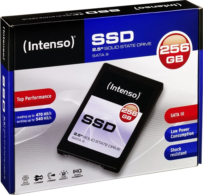 Intenso 2.5" SSD TOP 256GB, 2.5" / SATA 6Gb/s