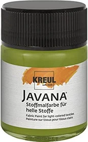 Kreul Javana Stoffmalfarbe für helle Stoffe, olivgrün, 50ml