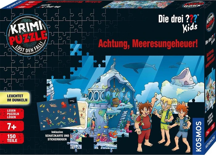 Kosmos Krimi Puzzle Die drei ??? Kids Unterwasserabenteuer