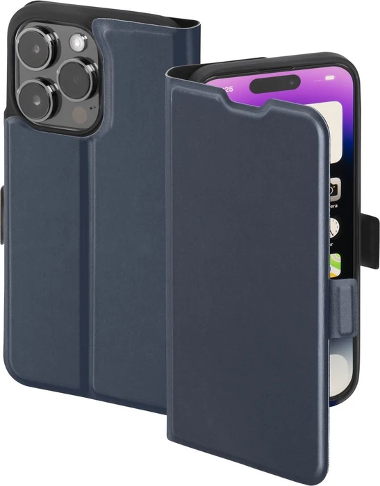 Hama Booklet Single 2.0 für Apple iPhone 14 Pro dunkelblau