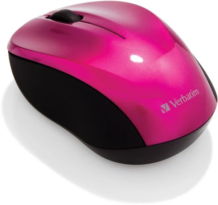 Verbatim Go Nano Wireless Mouse Hot Pink, USB