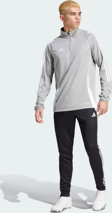 adidas Tiro 24 Funktionsshirt langarm team mid grey/white (Herren)