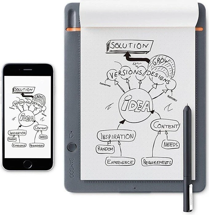Wacom Bamboo Slate A5 Smartpad, grau