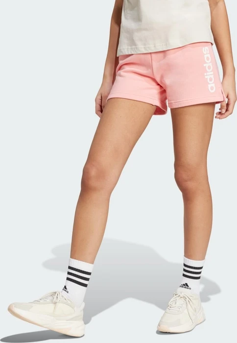 adidas Essentials Linear French Terry Shorts semi pink spark (Damen)