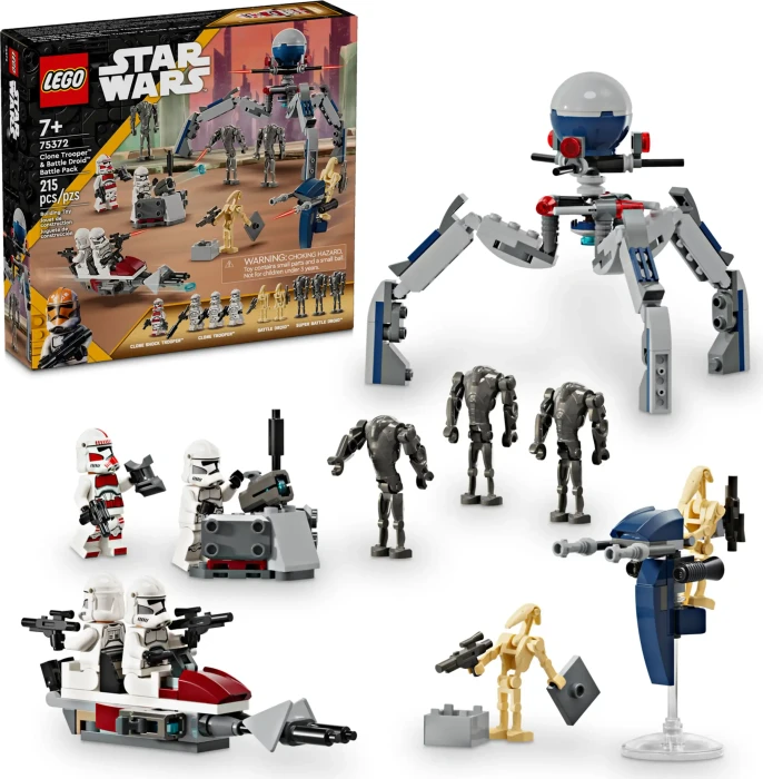 LEGO Star Wars 75372 Clone Trooper & Battle Droid Battle Pack Image